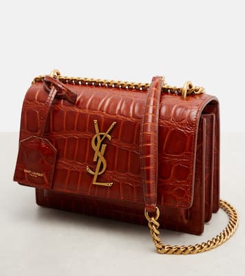 Sunset S号皮革斜挎包 | Saint Laurent