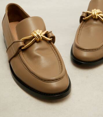 Mocassins Astaire Knot en cuir | Bottega Veneta