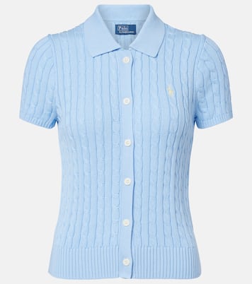 Cable-knit cotton cardigan | Polo Ralph Lauren