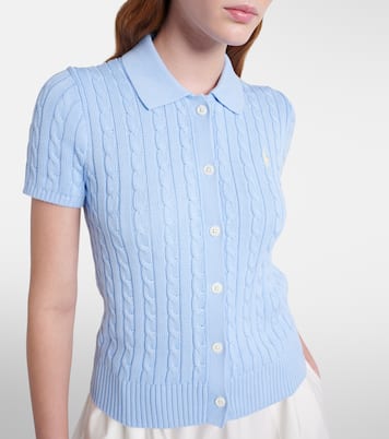 Cable-knit cotton cardigan | Polo Ralph Lauren