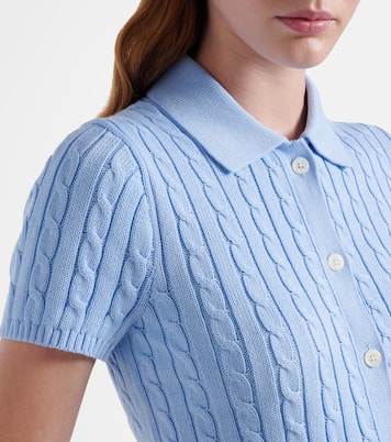 Cable-knit cotton cardigan | Polo Ralph Lauren