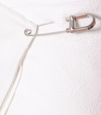 Minigonna a portafoglio in cotone | Prada