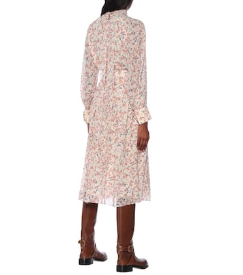 Abito midi in georgette di seta | Chloé