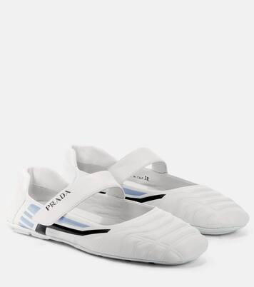 Leather ballet flats | Prada