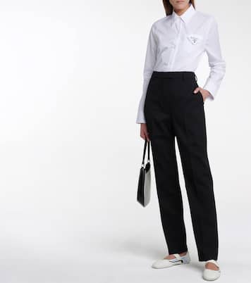 Leather ballet flats | Prada