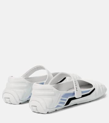 Leather ballet flats | Prada