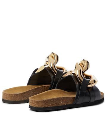 Embellished leather slides | JW Anderson
