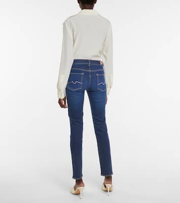 Roxanne mid-rise slim jeans | 7 For All Mankind