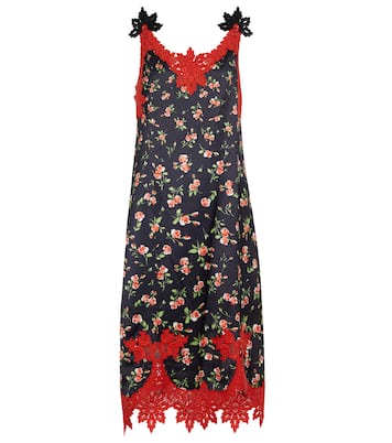 Floral printed midi dress | Rabanne
