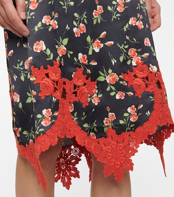 Floral printed midi dress | Rabanne