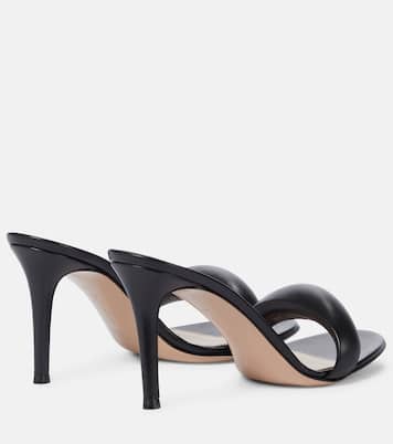 Pantoletten Bijoux 55 aus Leder | Gianvito Rossi