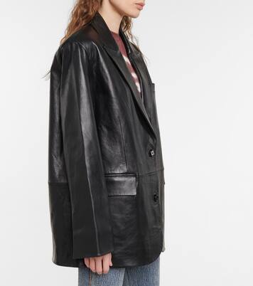 Blazer Carter aus Leder | Stand Studio