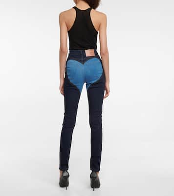 Paneled high-rise skinny jeans | Y/Project