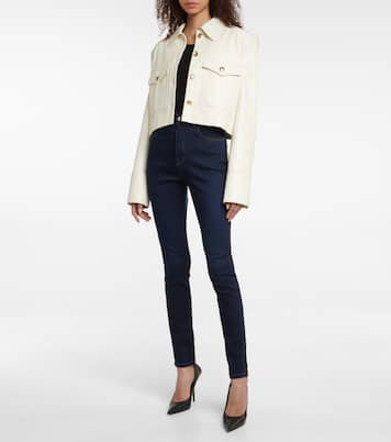 Paneled high-rise skinny jeans | Y/Project