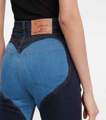 Paneled high-rise skinny jeans | Y/Project