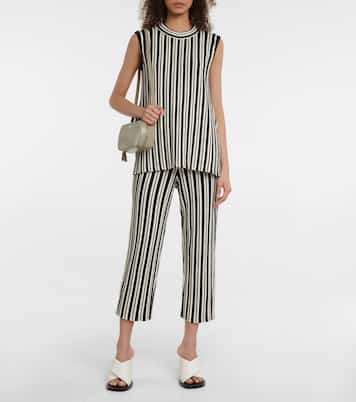 Top en mezcla de algodón a rayas | Jil Sander