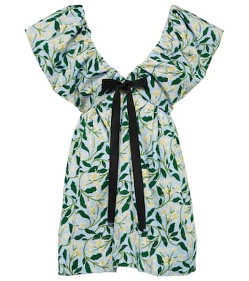 Minikleid Horizonte dos Gardenias Celeste | Agua by Agua Bendita