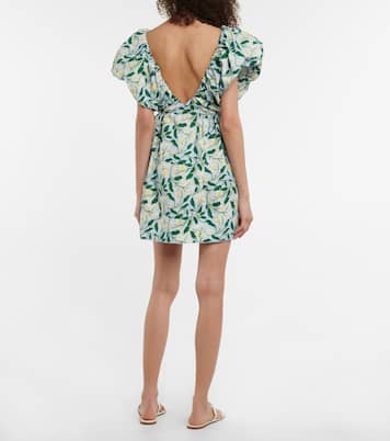 Minikleid Horizonte dos Gardenias Celeste | Agua by Agua Bendita