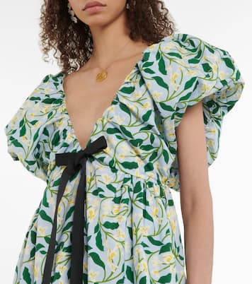 Minikleid Horizonte dos Gardenias Celeste | Agua by Agua Bendita