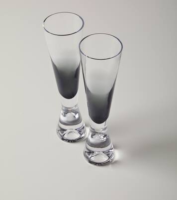Tank set of 2 champagne flute glasses | Tom Dixon