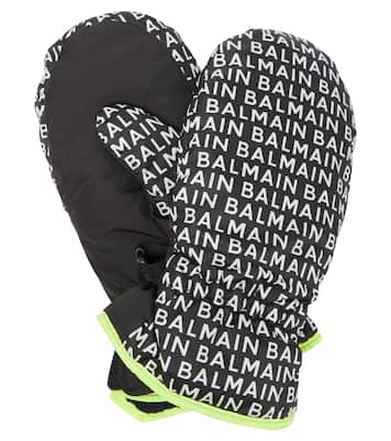Printed ski gloves | Balmain Kids