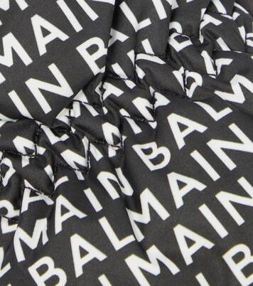 Printed ski gloves | Balmain Kids