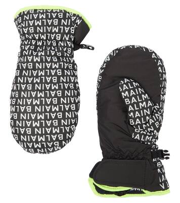 Printed ski gloves | Balmain Kids