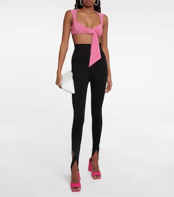 Cropped-Top aus Jersey | The Attico