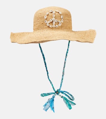 Cappello in rafia con conchiglie | Alanui