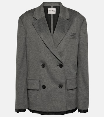 Blazer aus Wolle und Kaschmir | Miu Miu