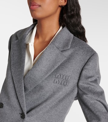Blazer aus Wolle und Kaschmir | Miu Miu