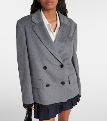 Blazer aus Wolle und Kaschmir | Miu Miu