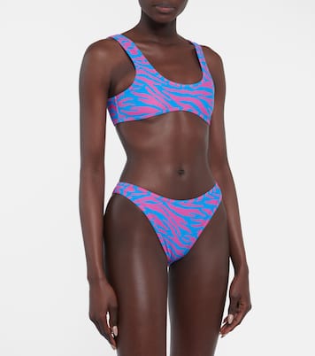 Top de bikini Coolio estampado | Reina Olga
