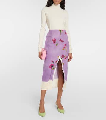 Pumps slingback Ribbon 55 in suede | Gianvito Rossi