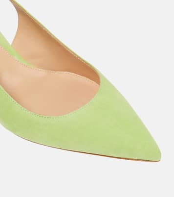 Pumps slingback Ribbon 55 in suede | Gianvito Rossi