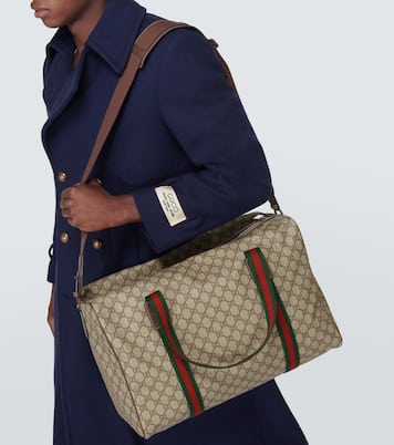 GG Large canvas duffel bag | Gucci
