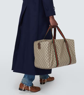 GG Large canvas duffel bag | Gucci