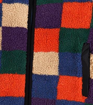 Checked fleece jacket | Stella McCartney Kids