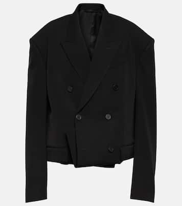 Folded wool jacket | Balenciaga