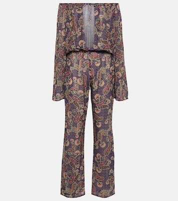 Jumpsuit in jersey con stampa paisley | Bananhot