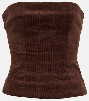 Top Woodgrain aus Baumwoll-Cord | Staud