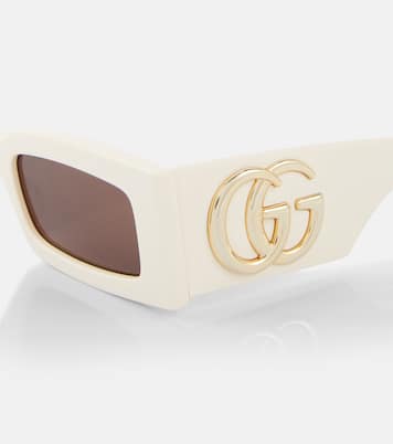 Gafas de sol rectangulares con GG | Gucci