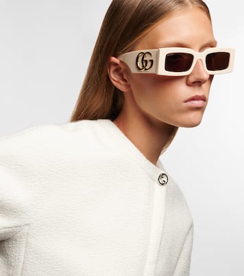 Gafas de sol rectangulares con GG | Gucci