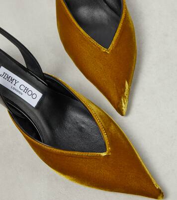 Slingback-Pumps Maryanne 65 aus Samt | Jimmy Choo
