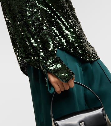 Alice sequined one-shoulder top | Simkhai