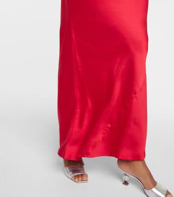 Robe longue en satin | Norma Kamali