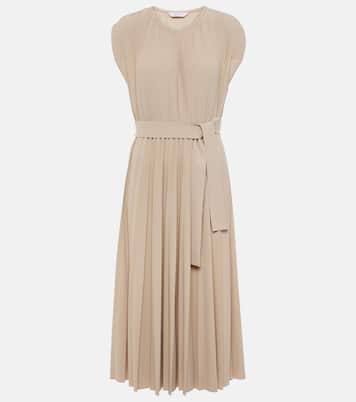 Kiss pleated midi dress | Max Mara