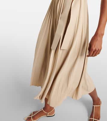 Kiss pleated midi dress | Max Mara