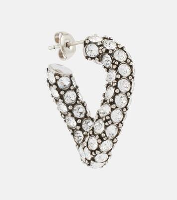 Orecchini a cerchio con cristalli | Isabel Marant