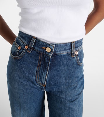 High-Rise Jeans VGold | Valentino